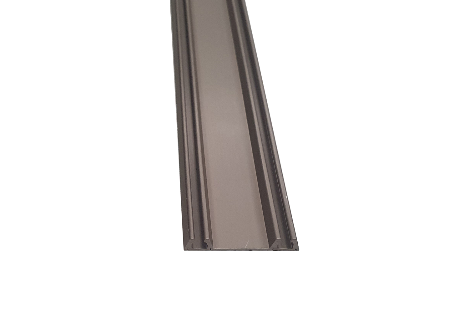 Onderrail - voor Junior 6 - 4200mm - aluminium - rvs-look
