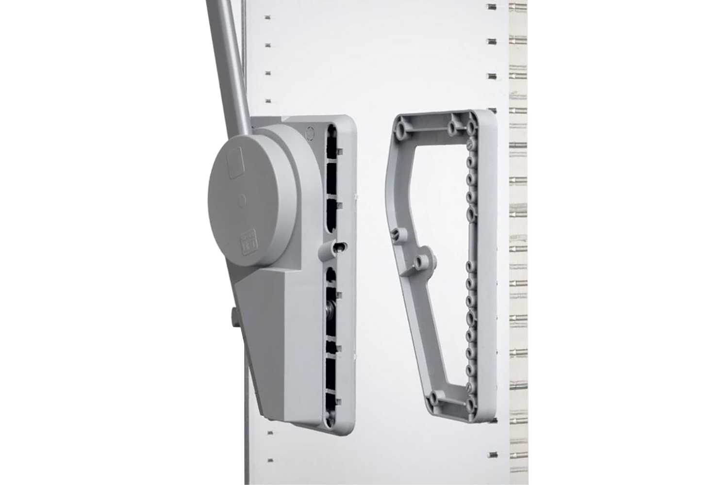Kledinglift - zilvergrijs - 600-830mm