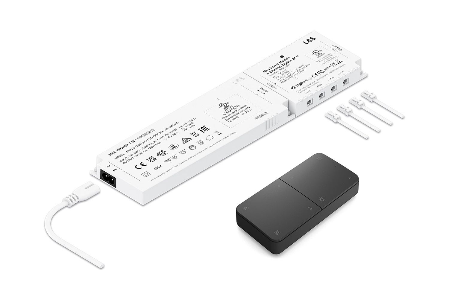 Startset LED trafo - Meccano - Zigbee - Emotion - 12V - 4-kanaals afstandsbediening