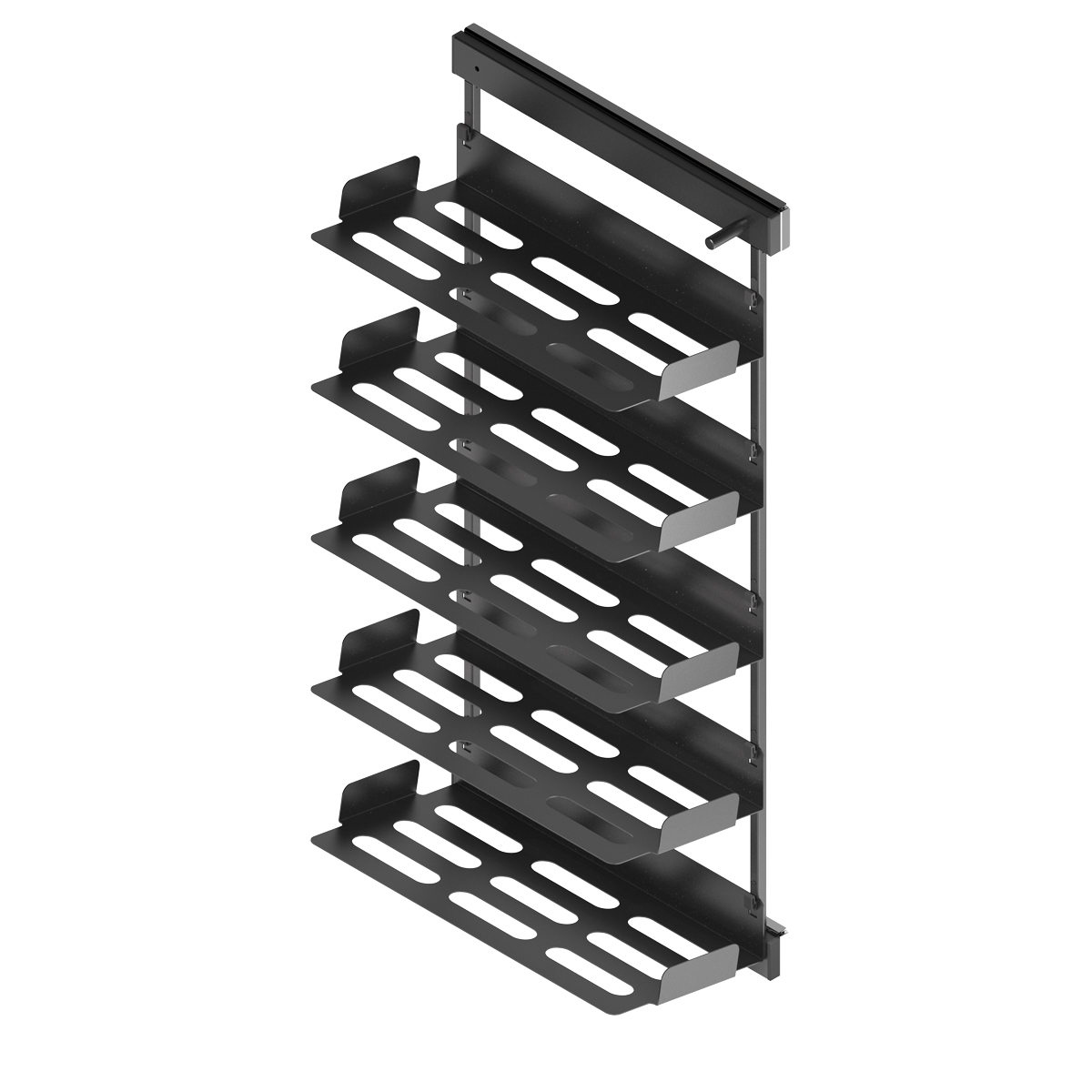 Luxe uittrekbare schoenenhouder - Chic Line - 5 plateaus - rechts