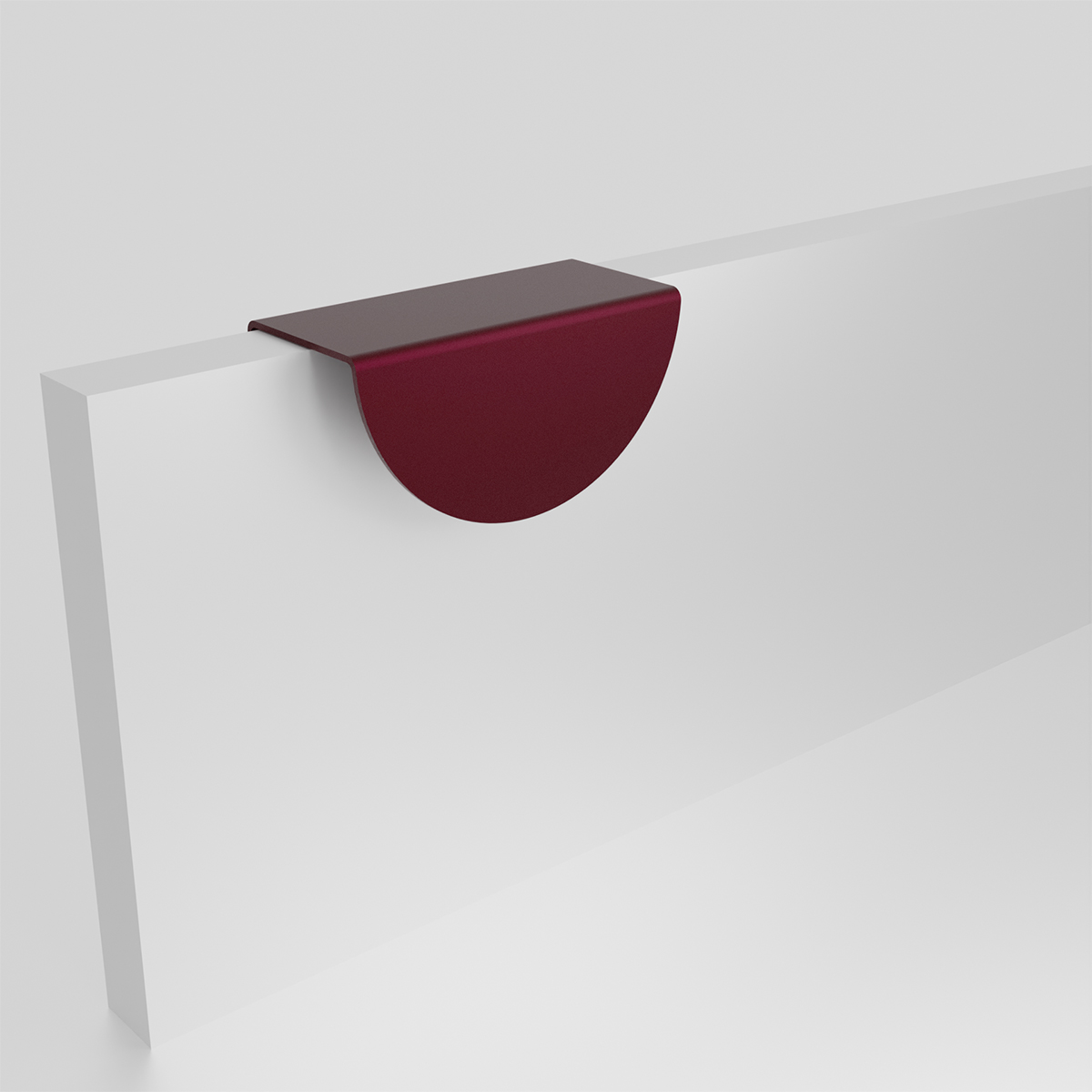 Metalen handgreep - Zoria - burgundy