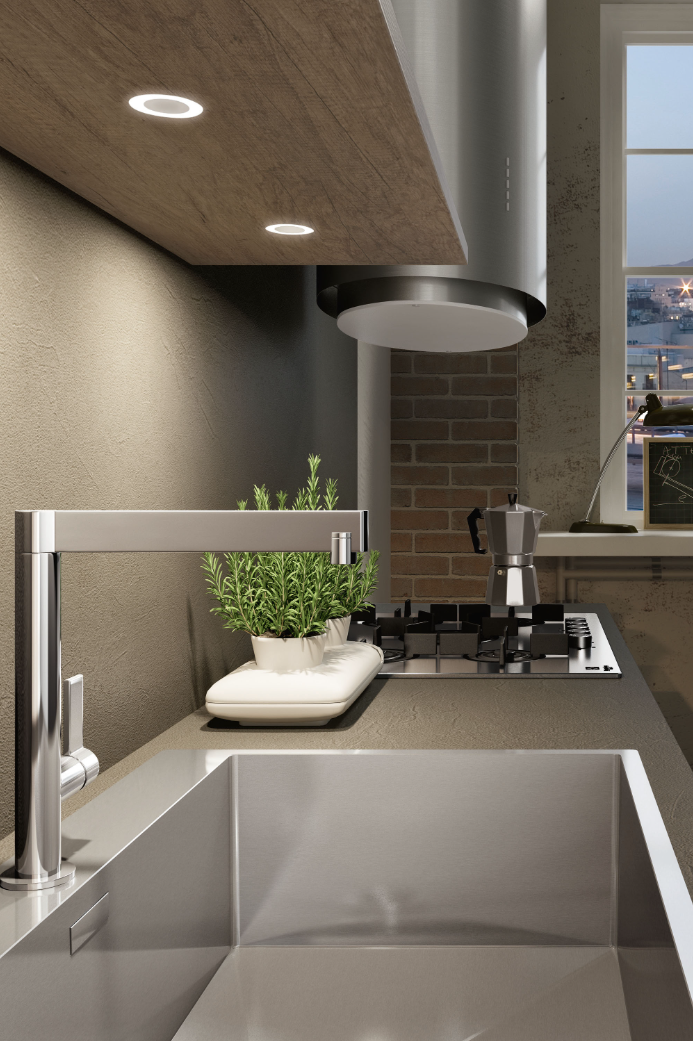 Complete LED spots - Cora - mat zwart of RVS