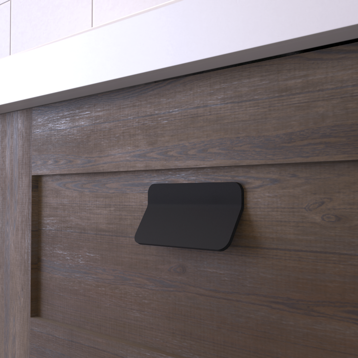 Metalen handgreep Sea - mat zwart