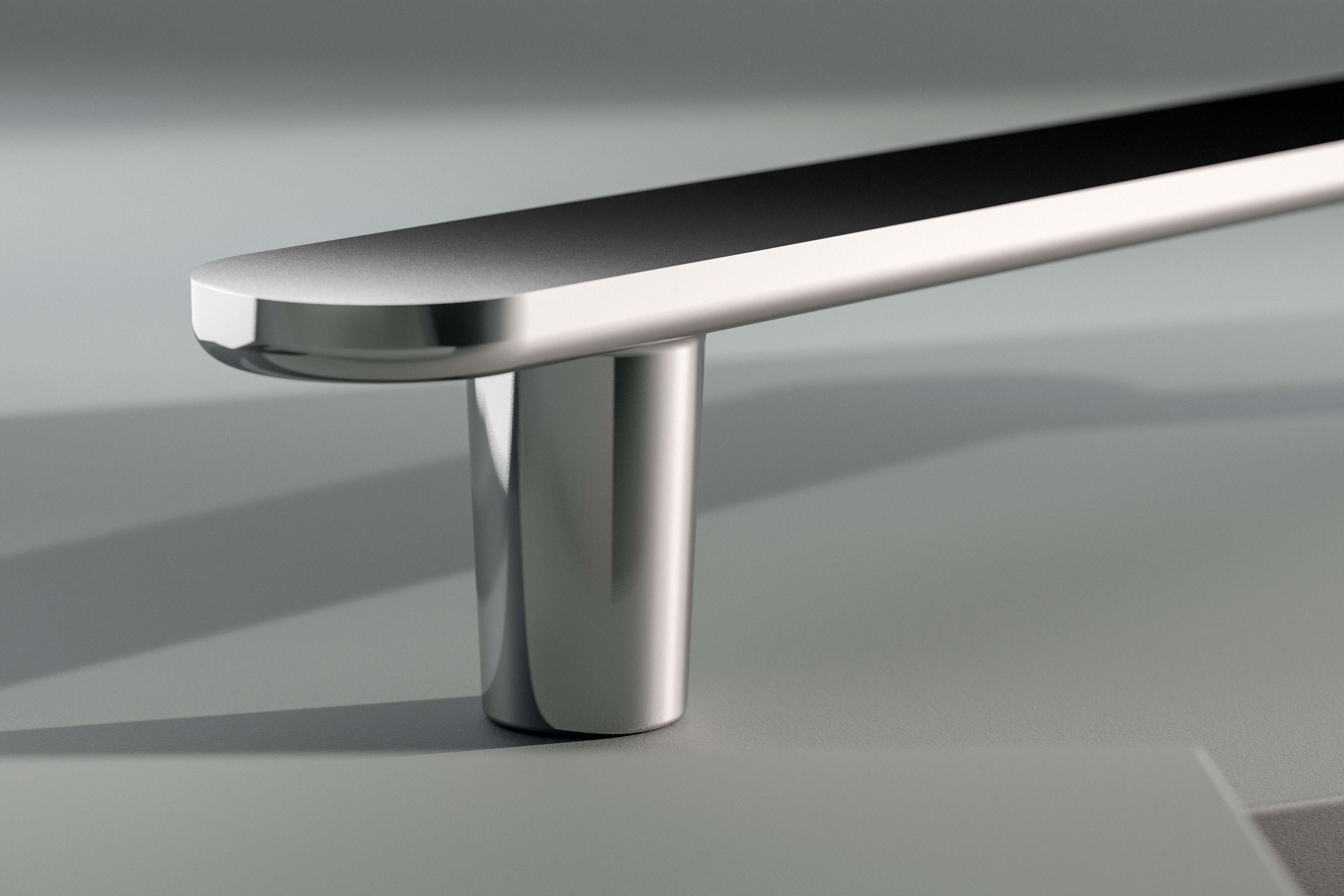 Metalen handgreep - Cesano - chroom