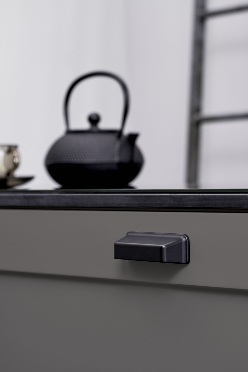 Metalen handgrepen - Equester cup - mat zwart