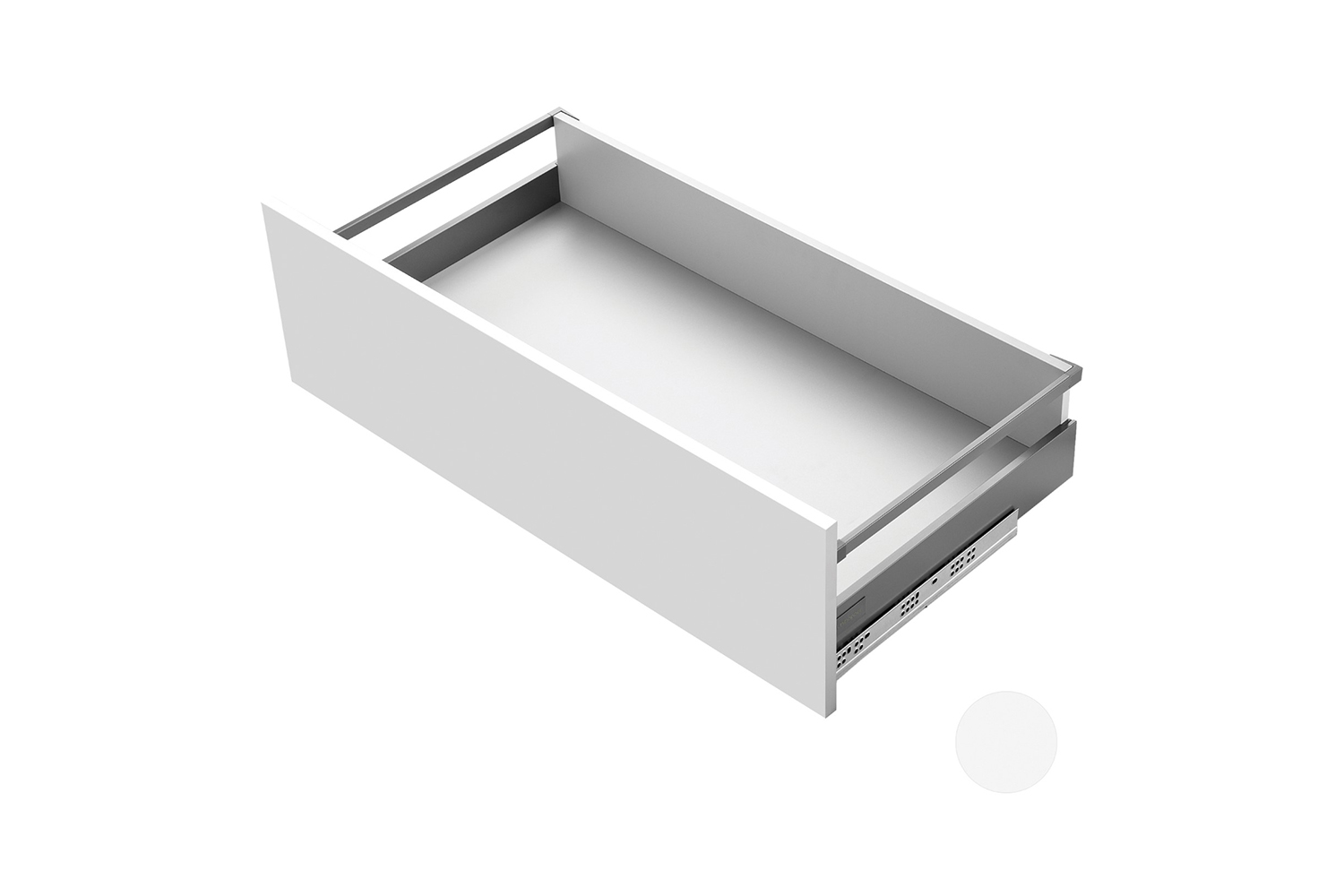 Slimbox lade met reling - softclose