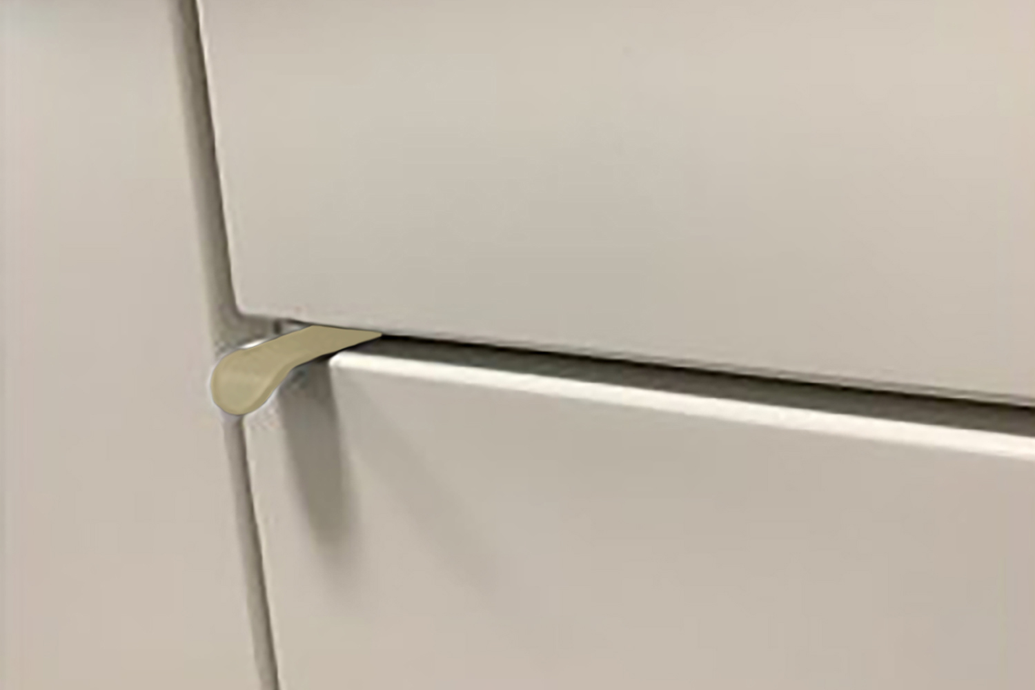 Metalen handgreep - London - mat goud