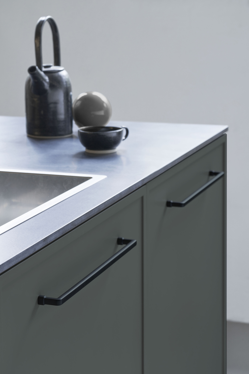 Metalen handgreep - Equester - mat zwart