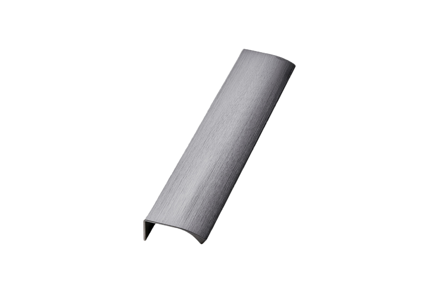 Metalen hoekgreep - Edge straight - antraciet Metalen hoekgreep - Edge straight - antraciet