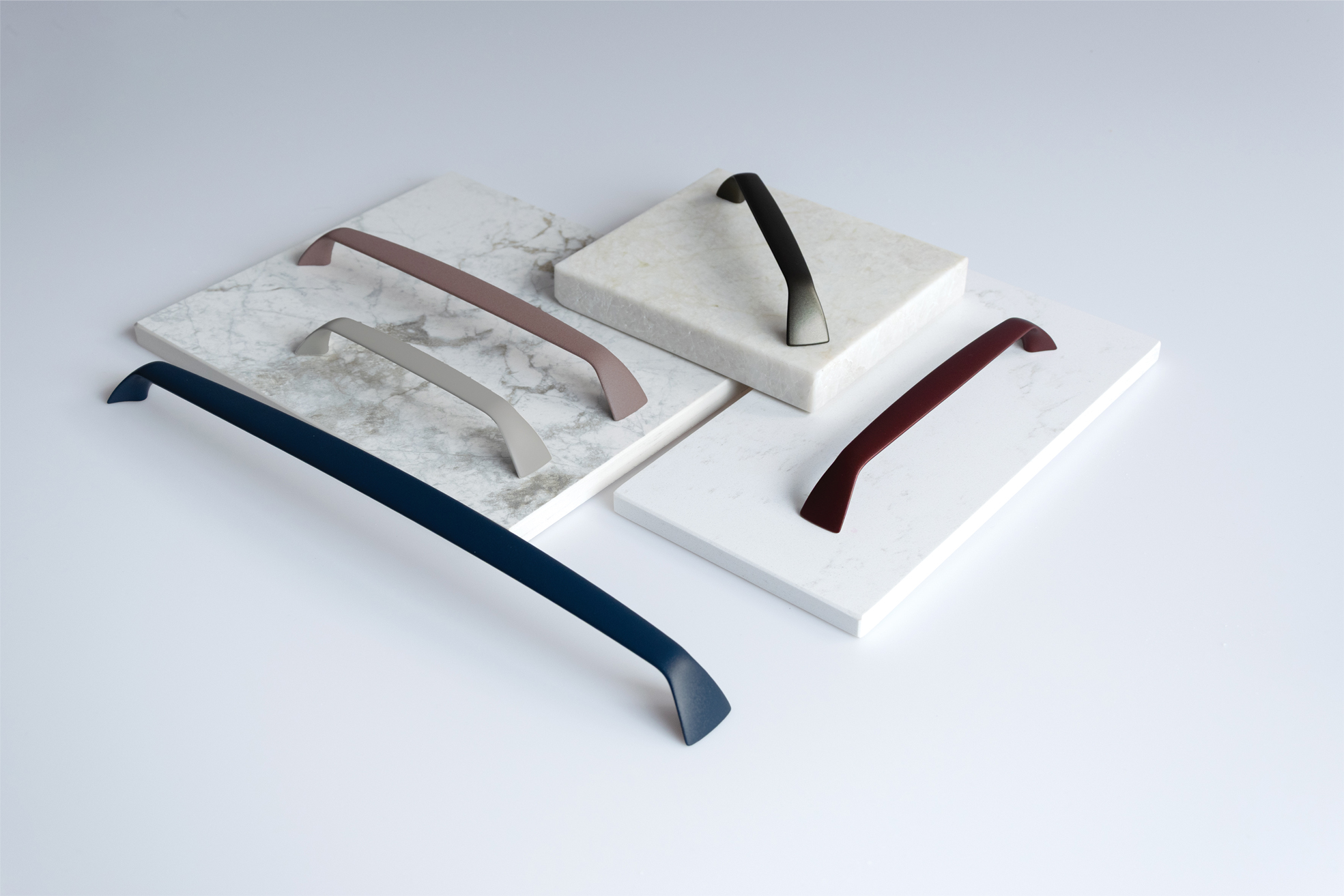 Metalen handgreep - Songo - dusty pink