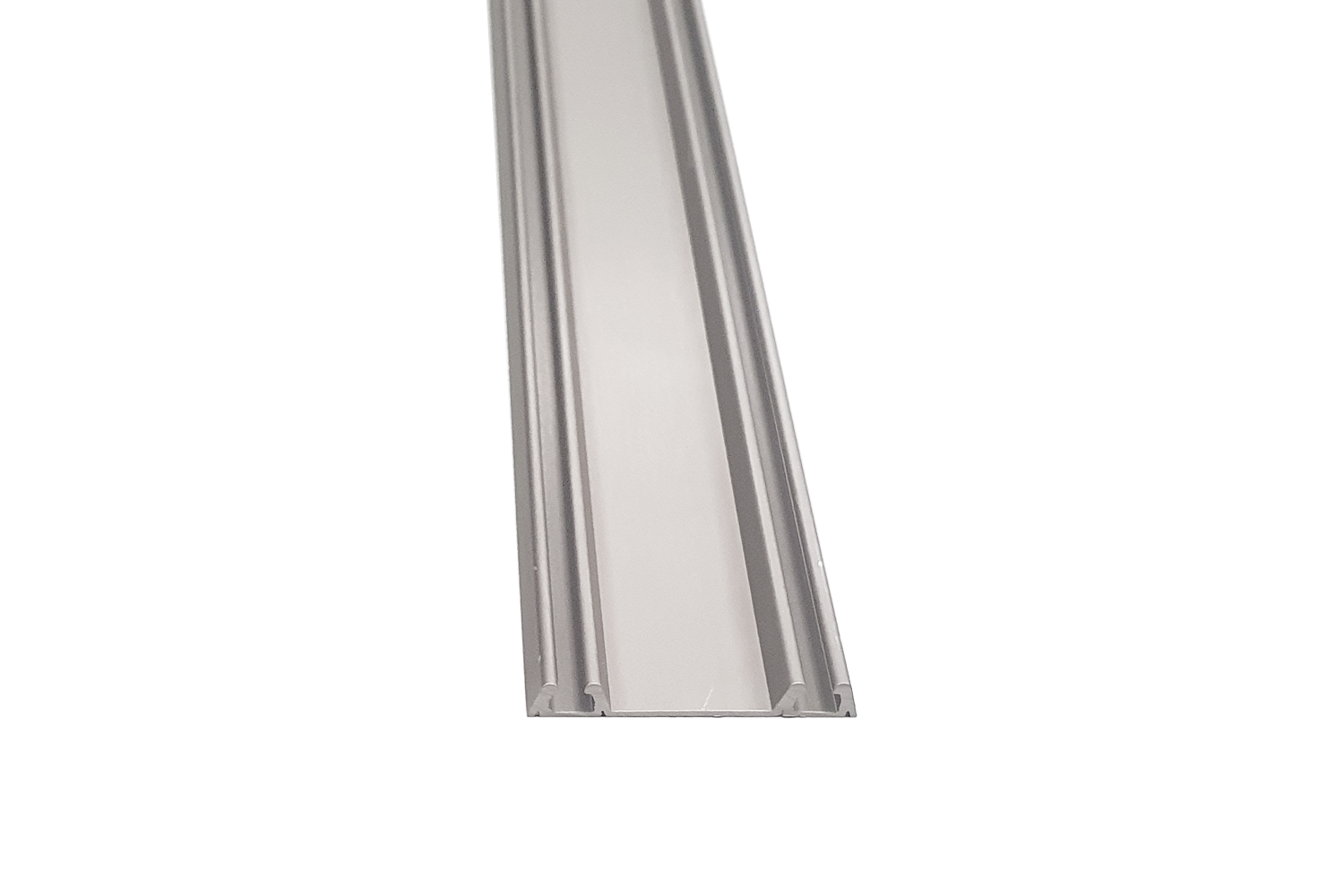 Onderrail - voor Junior 6 - 5100mm - aluminium - mat-zilver