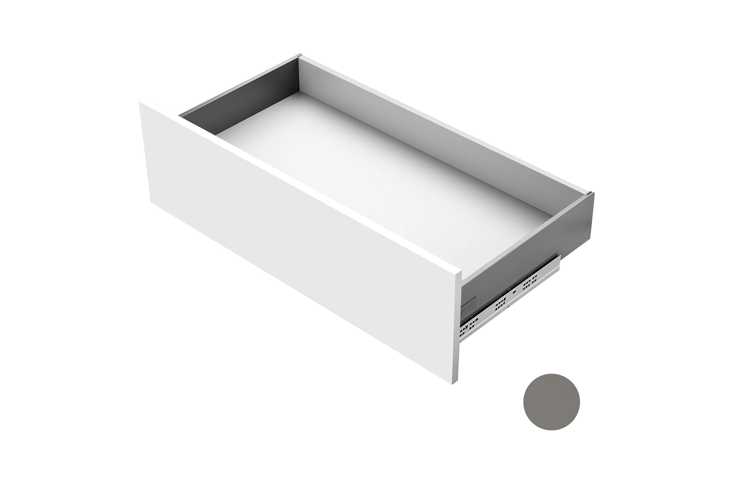 Slimbox lade - push-to-open
