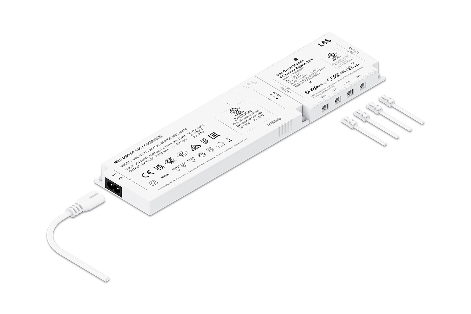 Uitbreidingsset 24V Meccano LED trafo - met Zigbee module