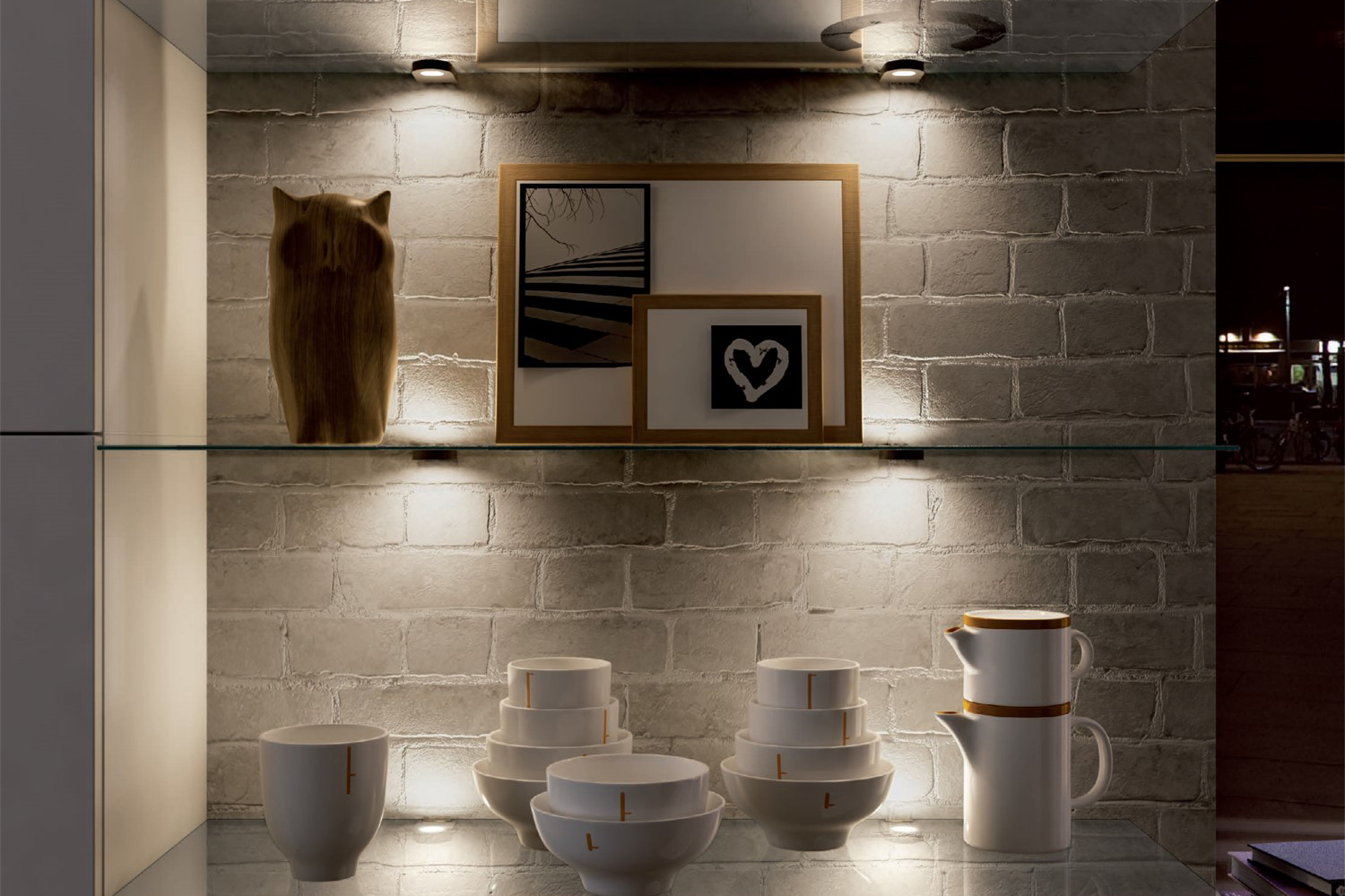 LED spots - Glas point - zwart