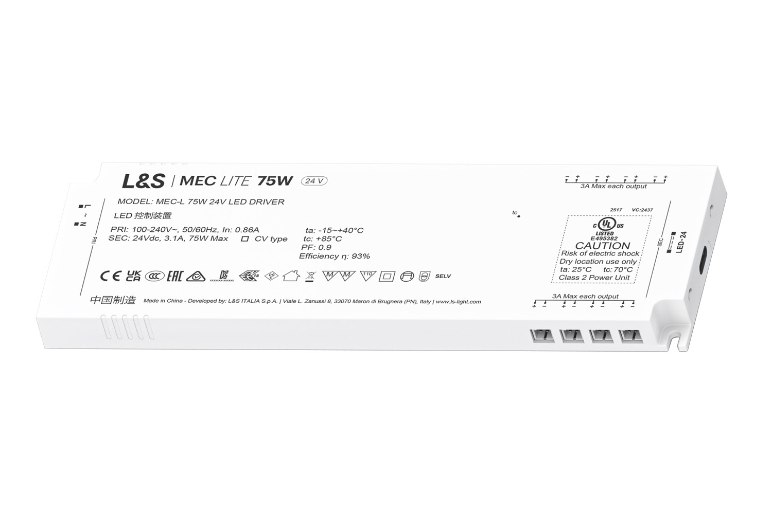 LED trafo Mec Lite - 24V