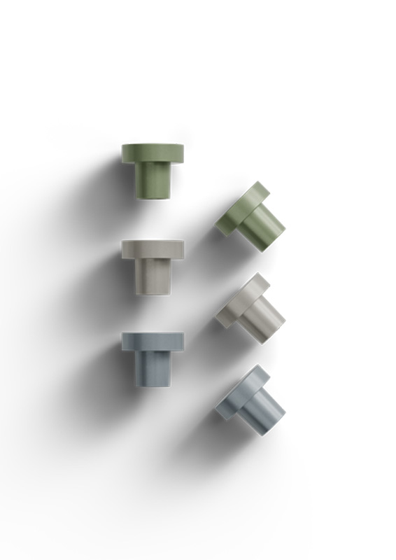 Metalen meubelknop - Agno - Zilver grijs