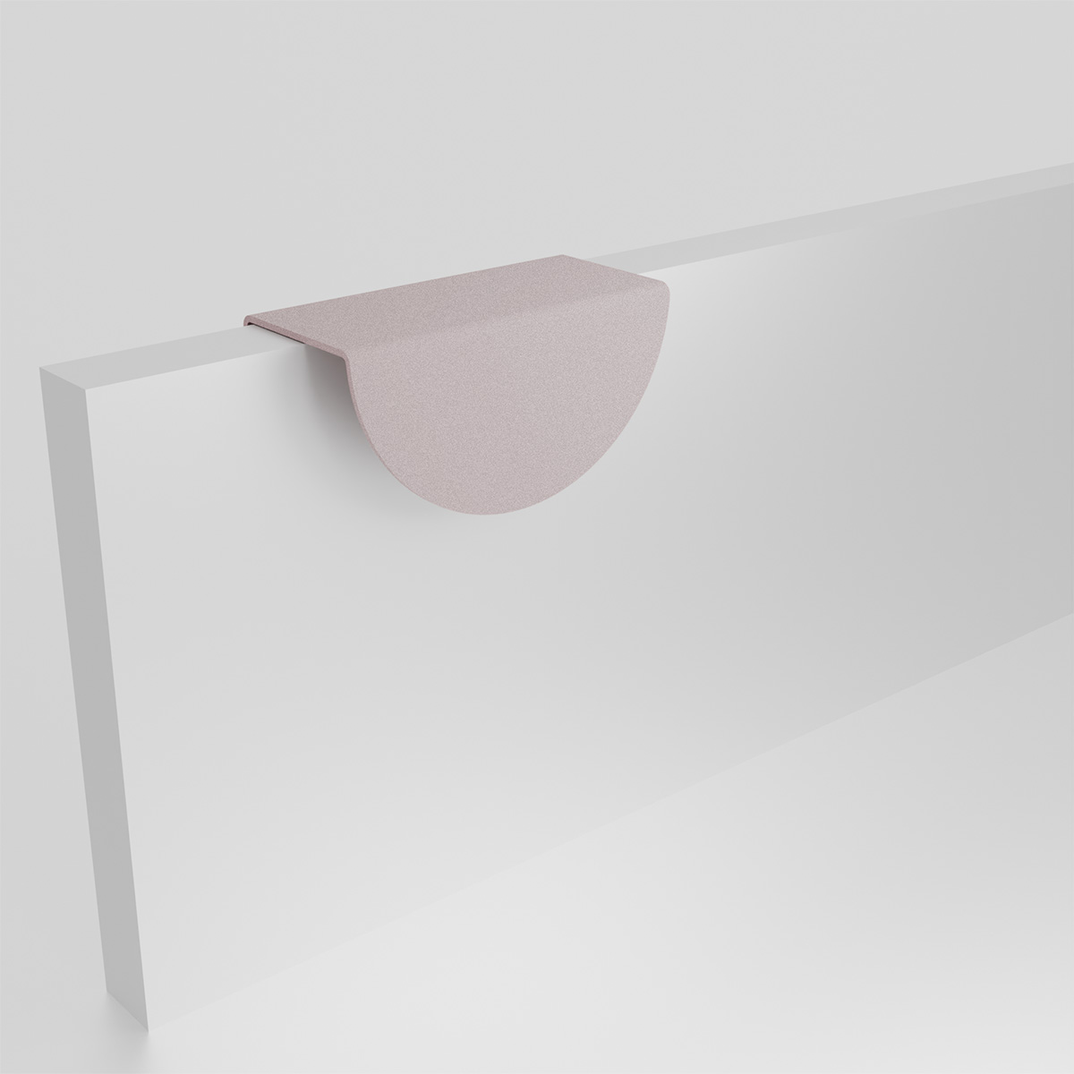 Metalen hoekgreep - Zoria - dusty pink