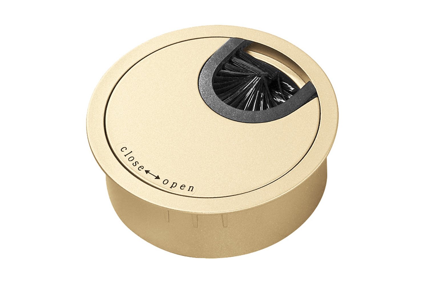 Dreika kabeldoorvoerkap - goud - 60mm