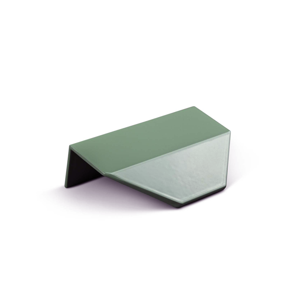 Metalen hoekgreep - Modena - pastel groen