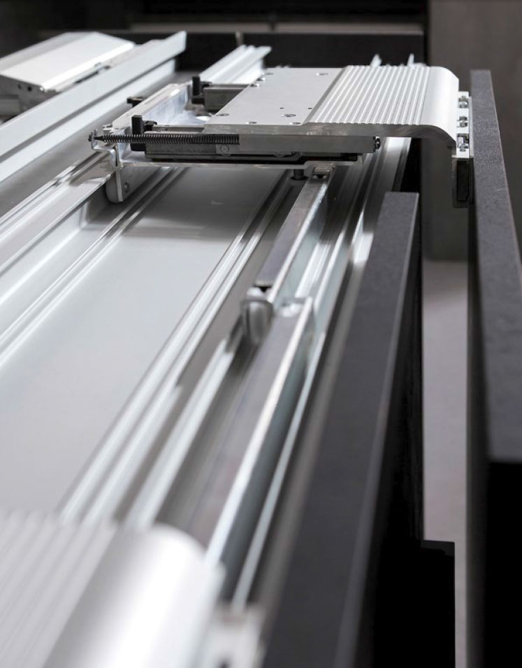Set boven- en onderrail - systeem online - 2000mm Set boven- en onderrail - systeem online - 2000mm