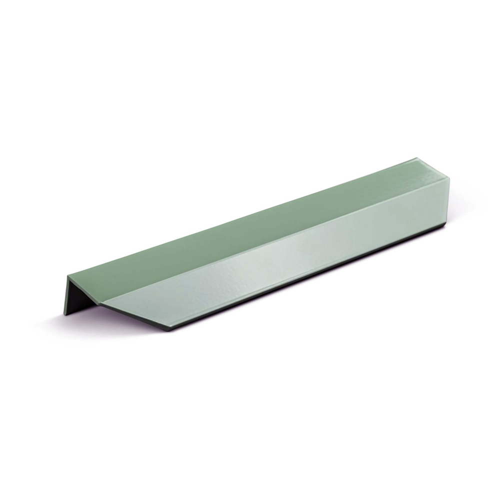 Metalen hoekgreep - Modena - pastel groen