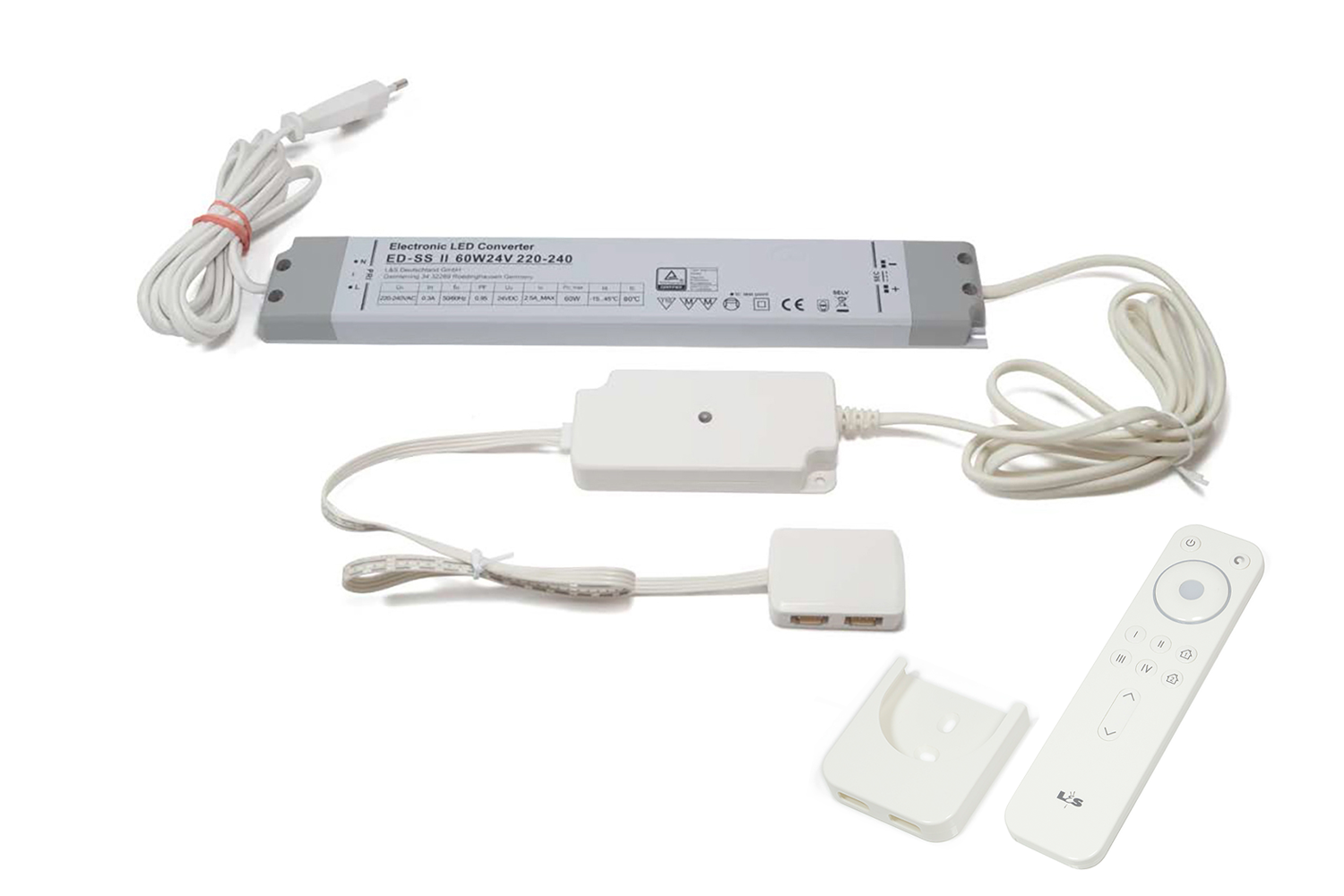 Startset LED trafo - RGB - 24V - 4-kanaals afstandsbediening