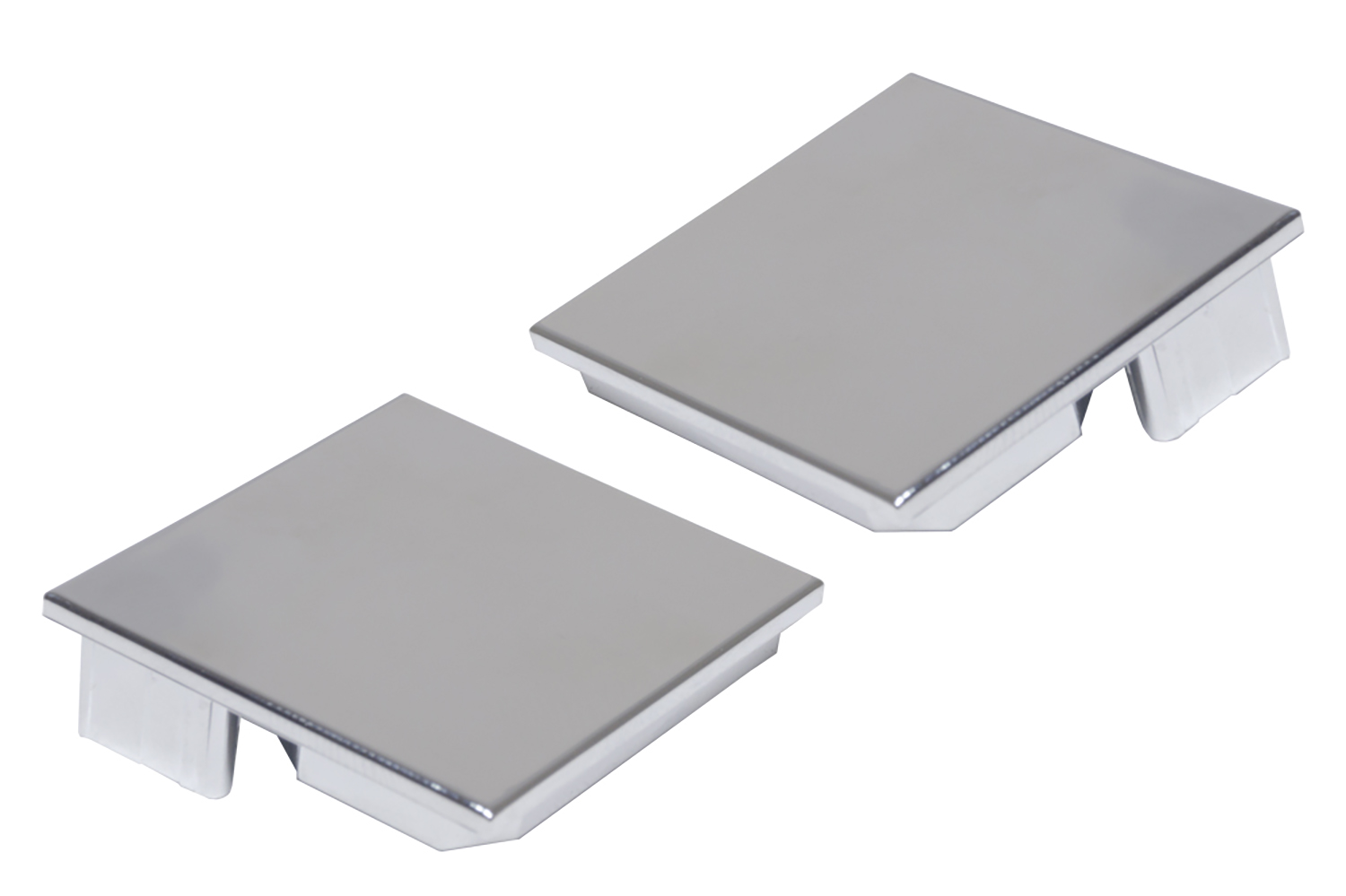 Eindkappen set - quattro mini - chroom