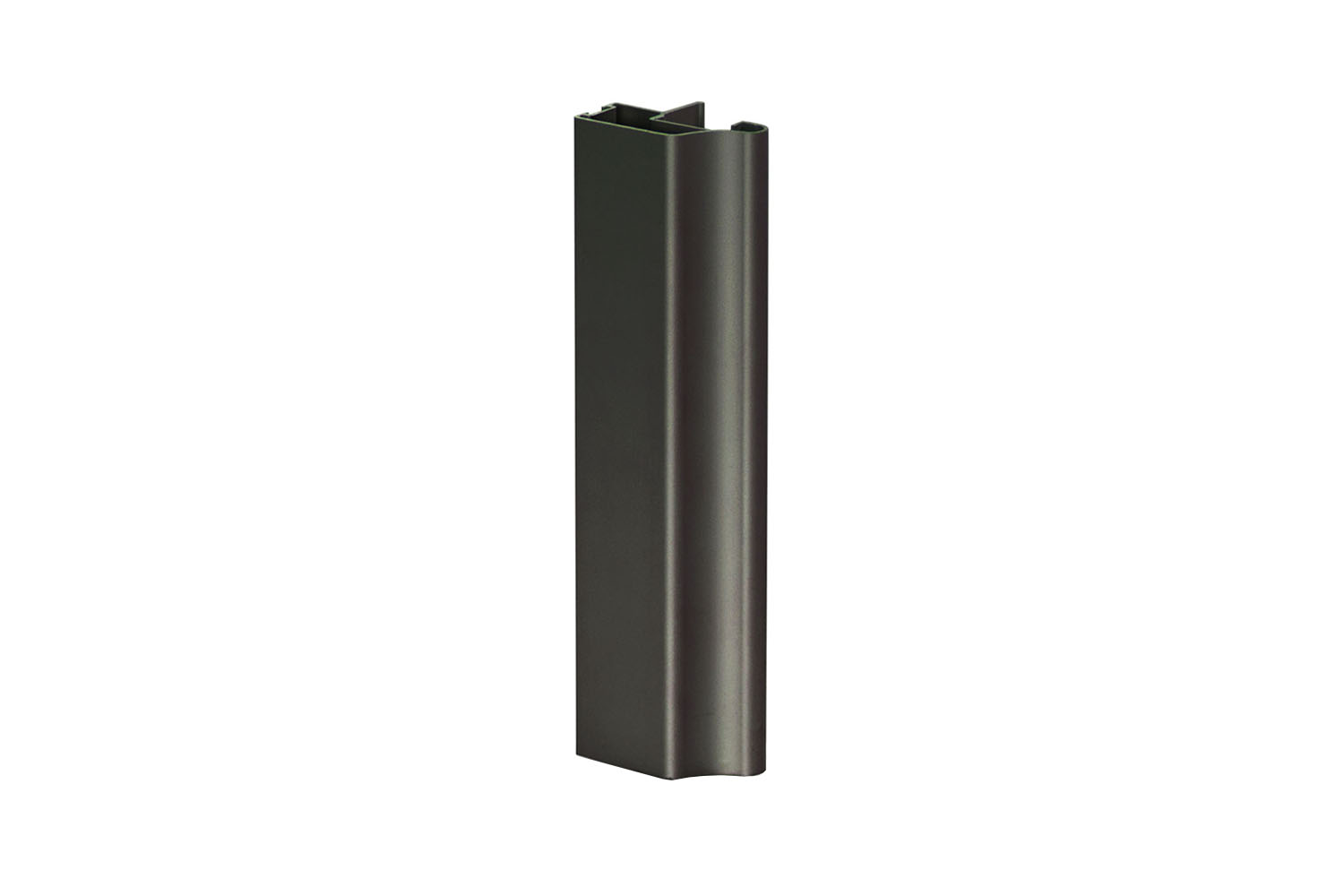 Greeplijst - junior 2s schuifdeursysteem - 2,6m - glans zwart