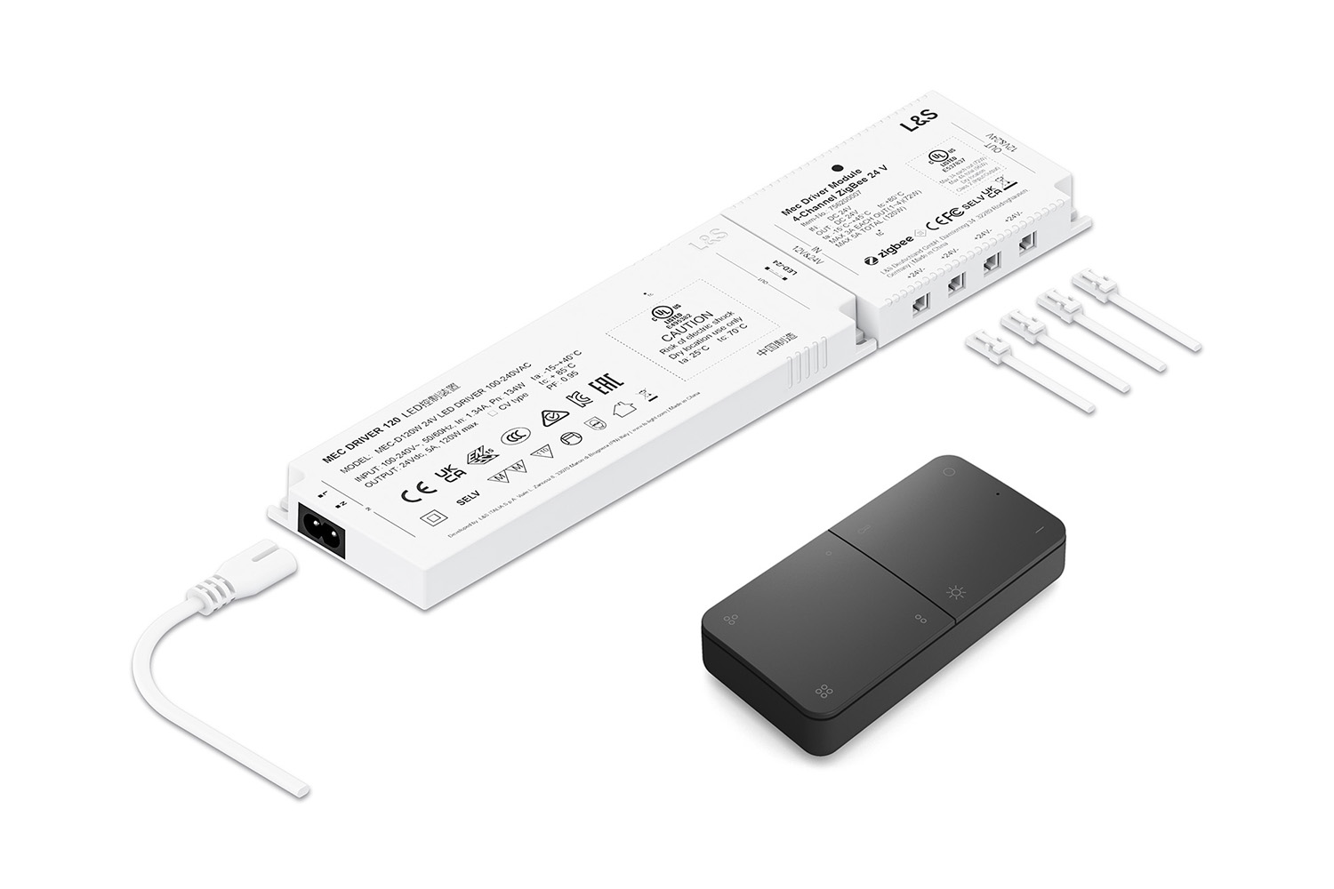 Meccano LED trafo 12V - met Zigbee module en afstandsbediening
