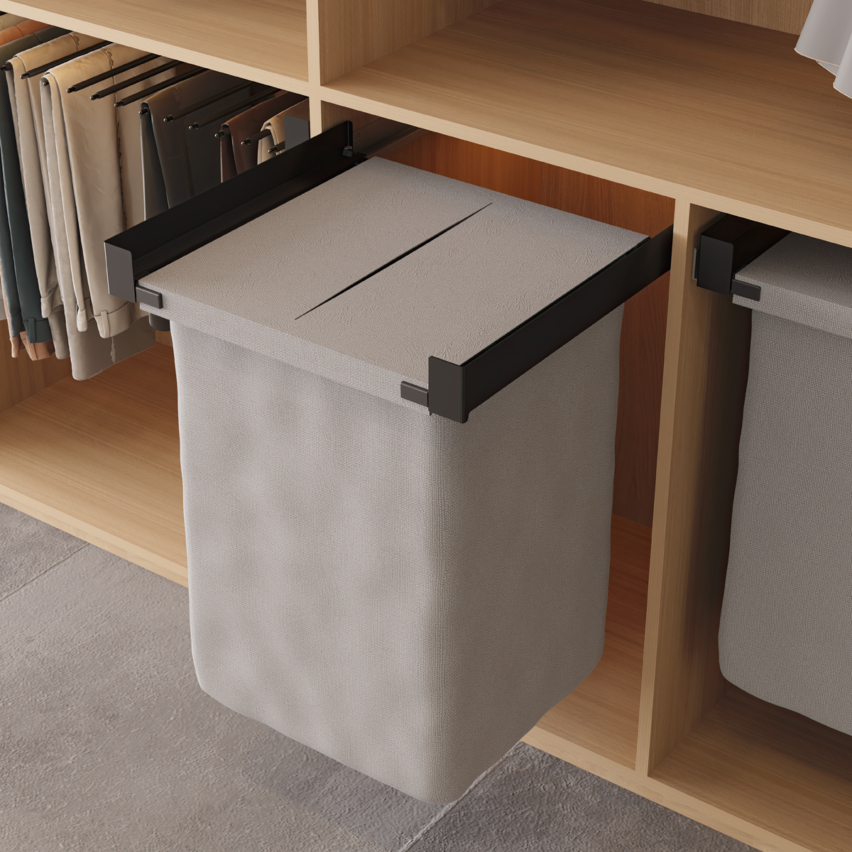 Luxe uittrekbare wasmand - Chic Line - 550-600 mm