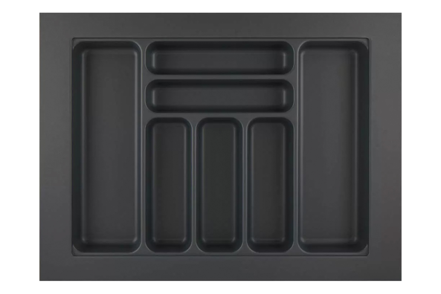 Antraciete Hettich Orgatray bestekbak - 601-700mm breed - 441-520mm diep