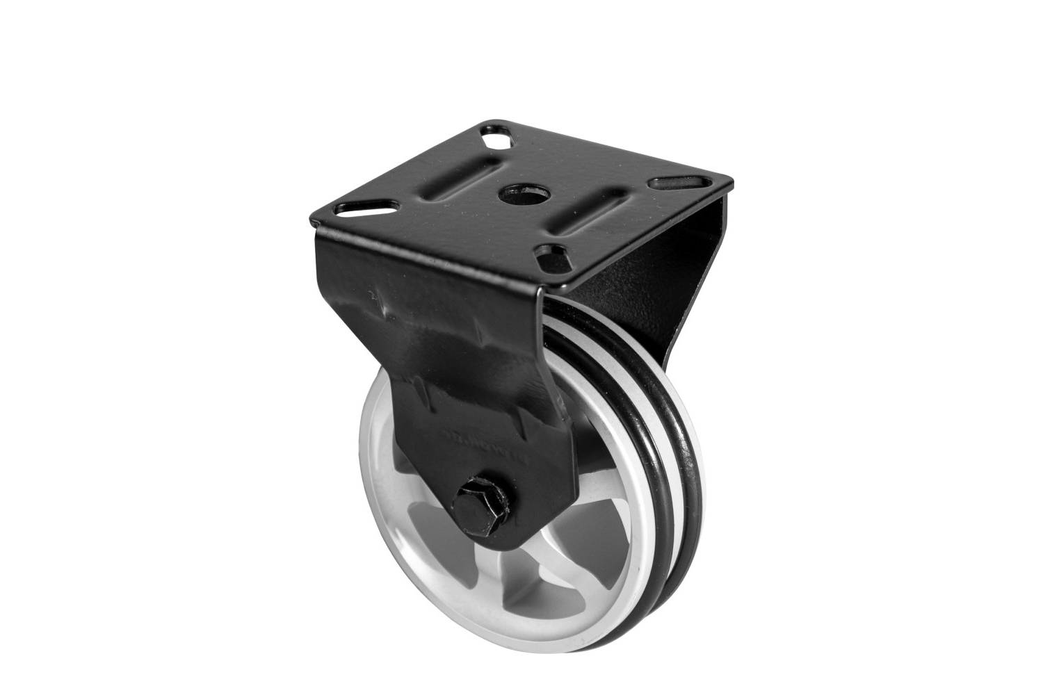 Zwarte bokwielen met spaakwiel